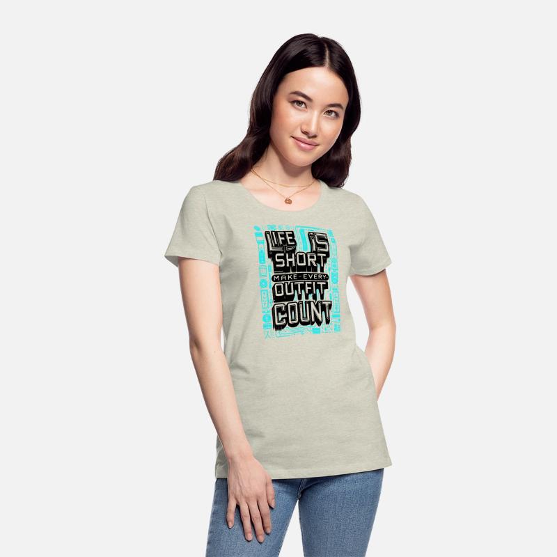 Life is short neon green white grunge