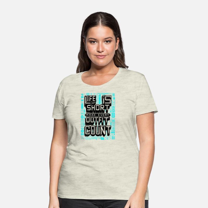 Life is short neon green white grunge