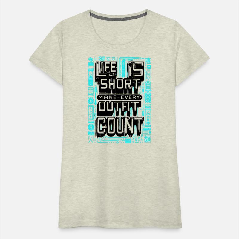 Life is short neon green white grunge