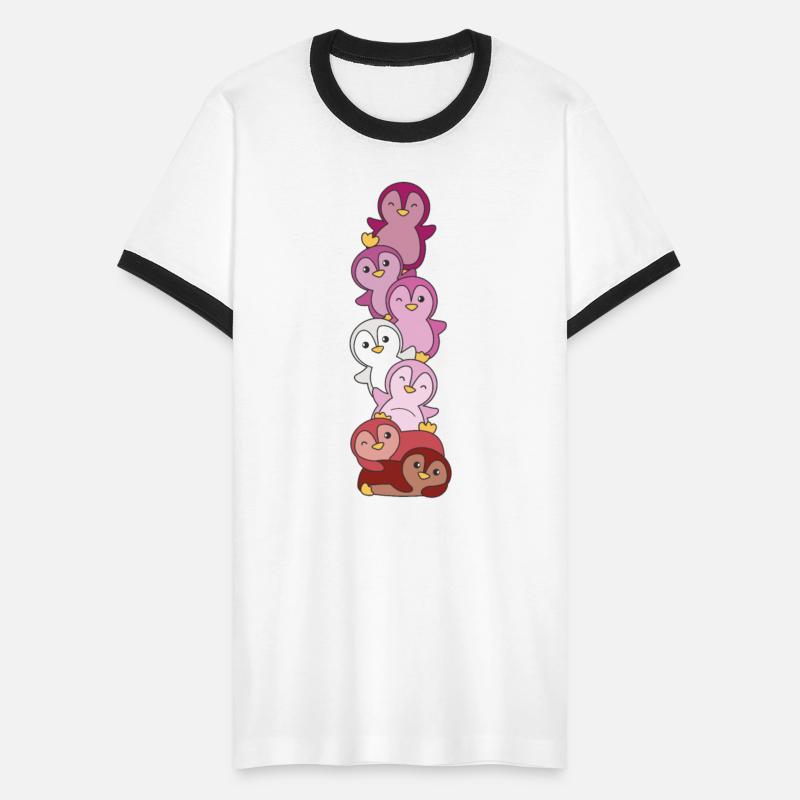 Lipstick Lesbian Flag Pride Lgbtq Cute Penguin