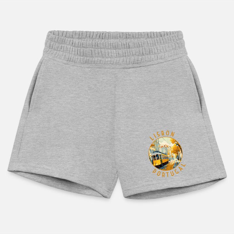 Lisbon Portugal Yellow Tram Retro Distressed