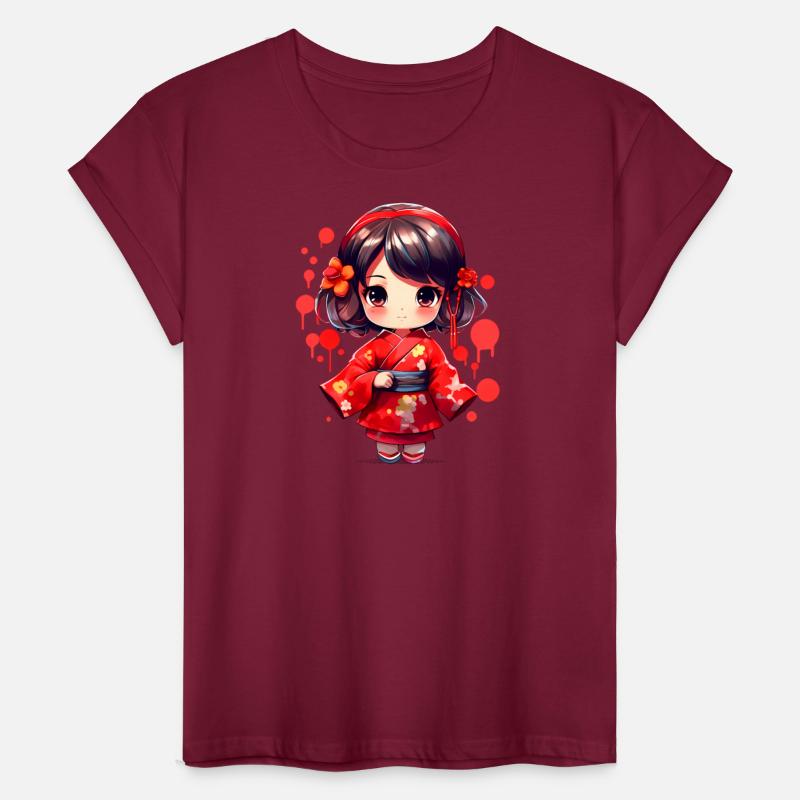 Little Cute Kimono Girl