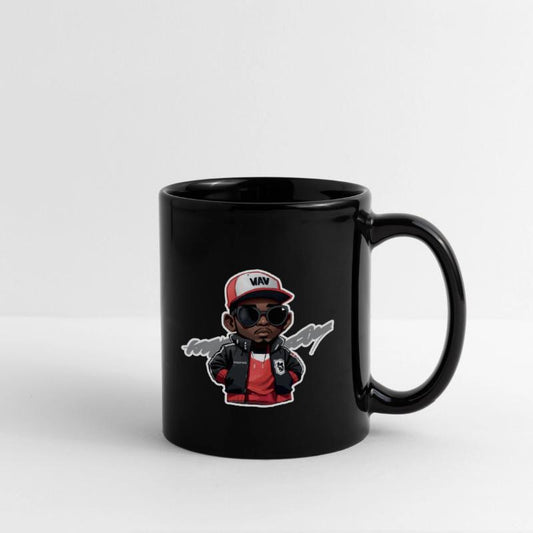 Little Hip Hop Head with Stroke (Red)