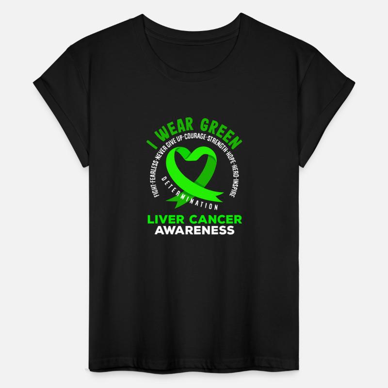 Liver Cancer Awareness I Wear Green Determination