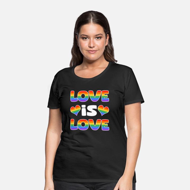 Love is Love rainbow colored