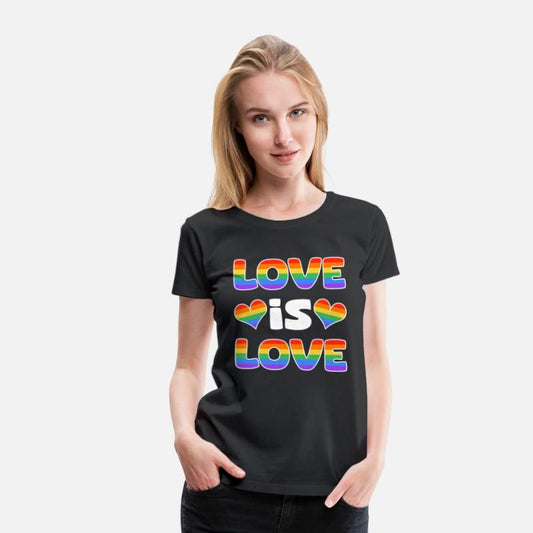 Love is Love rainbow colored
