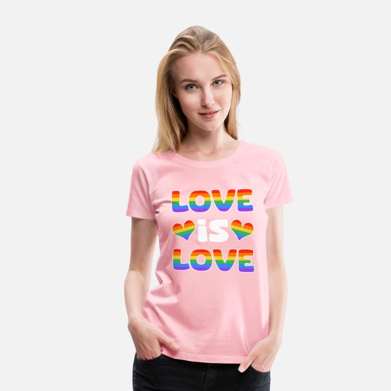 Love is Love rainbow colored