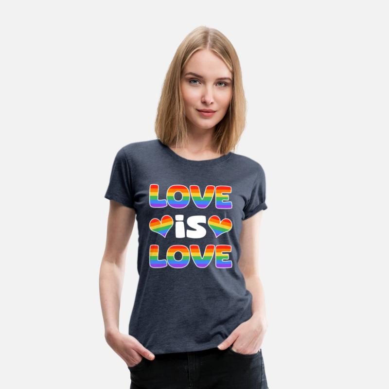 Love is Love rainbow colored