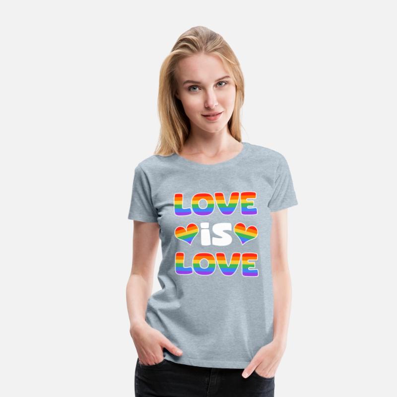Love is Love rainbow colored