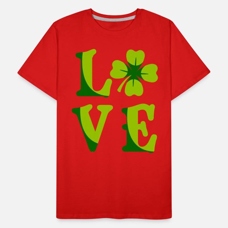 Love shamrock lucky charm St. Patrick's Day