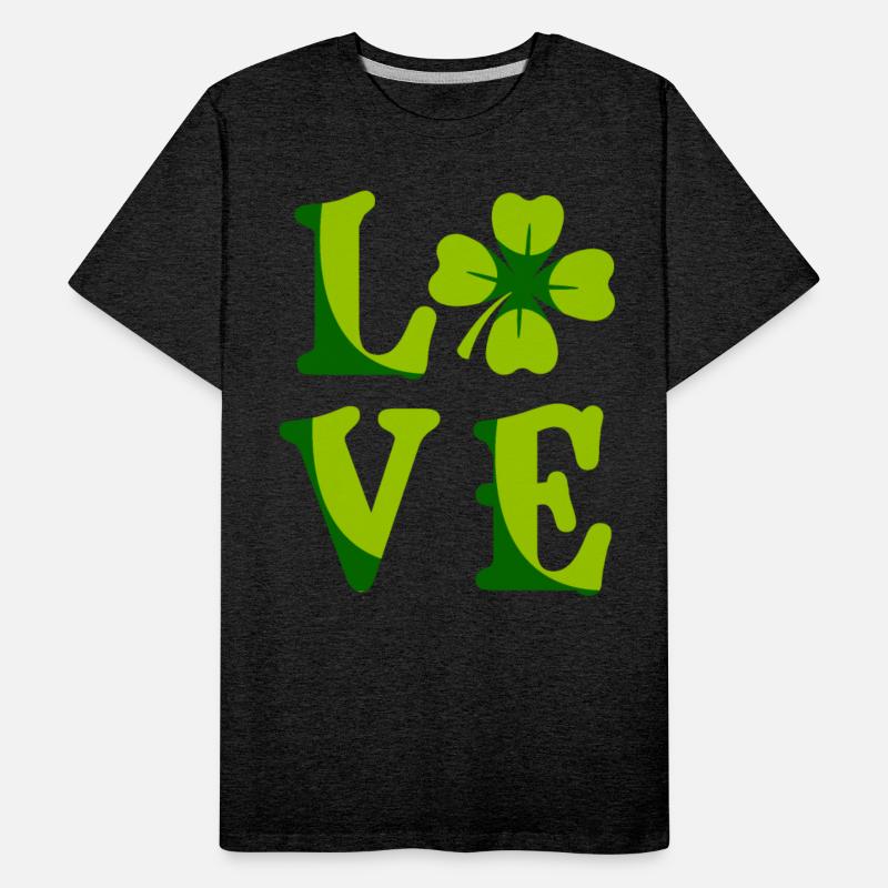 Love shamrock lucky charm St. Patrick's Day