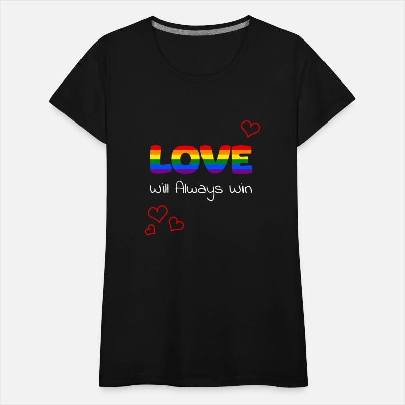 love will always win LGBTQ gay pride rainbow