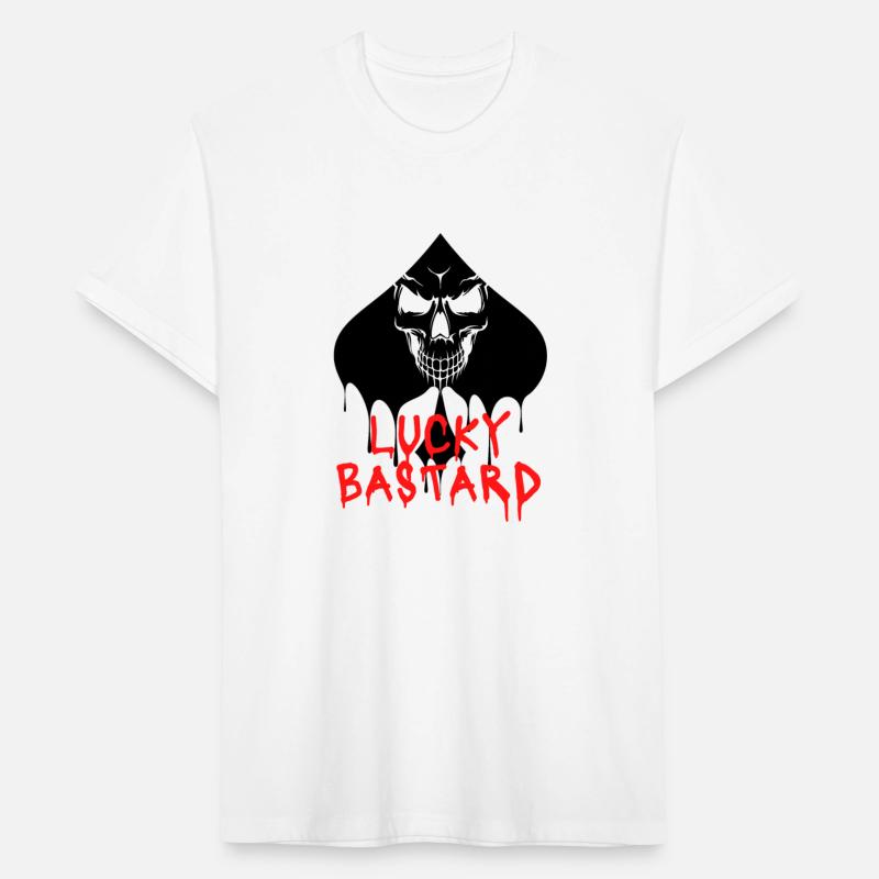 Lucky Bastard Casino Poker Skull