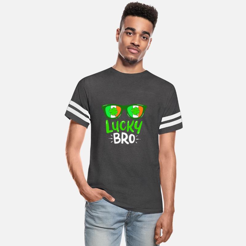 Lucky Bro St. Patrick's Day Irish Shamrock Clover
