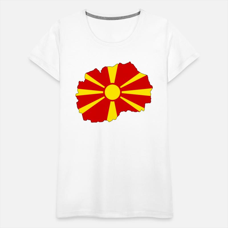 Macedonia flag map