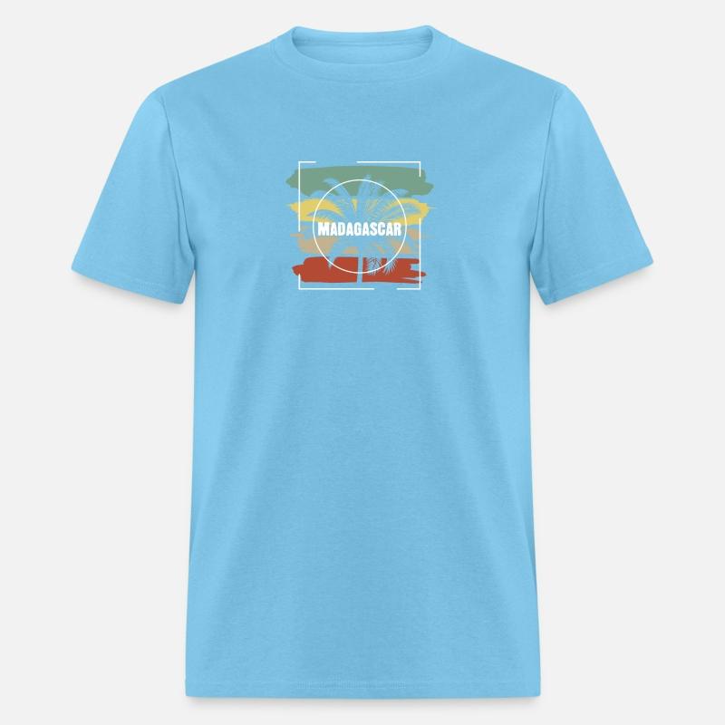 Madagascar Artistic Palm Tree Retro