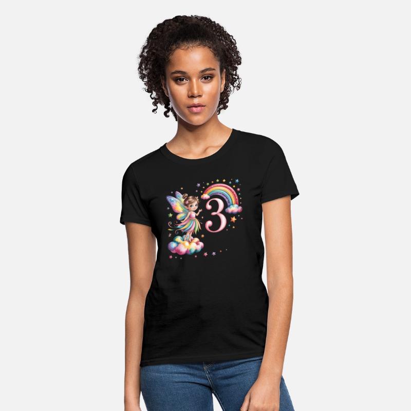 Magical Rainbow Fairy Elf 3nd Birthday Girl