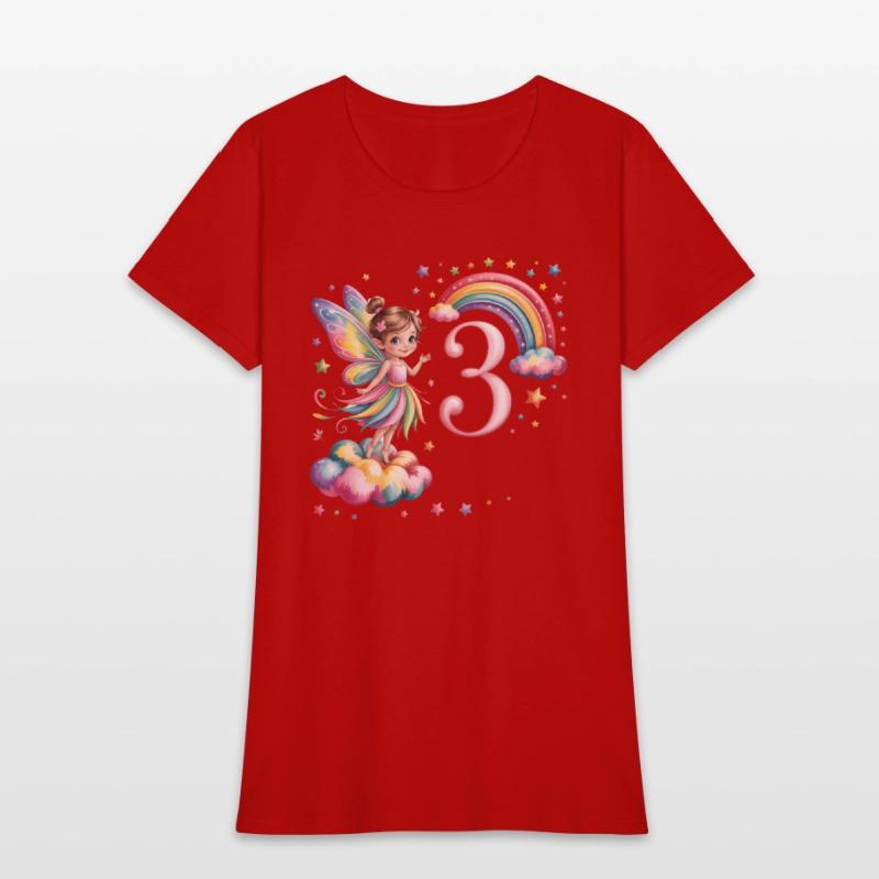 Magical Rainbow Fairy Elf 3nd Birthday Girl
