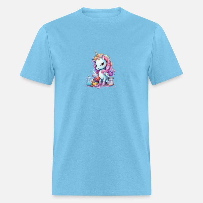 Magical Unicorn Doing Chores