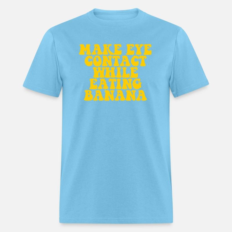 Make Eye Contact While Eating Banana