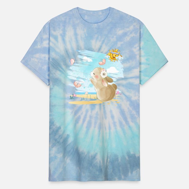 Mama Rabbit Very Happy Excited On Beach