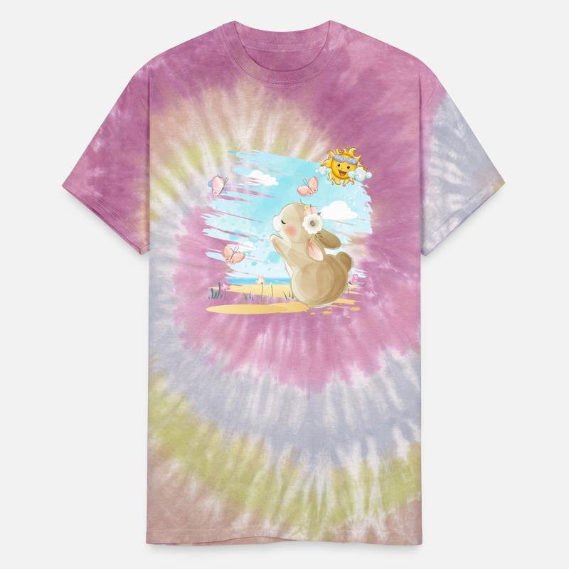 Mama Rabbit Very Happy Excited On Beach