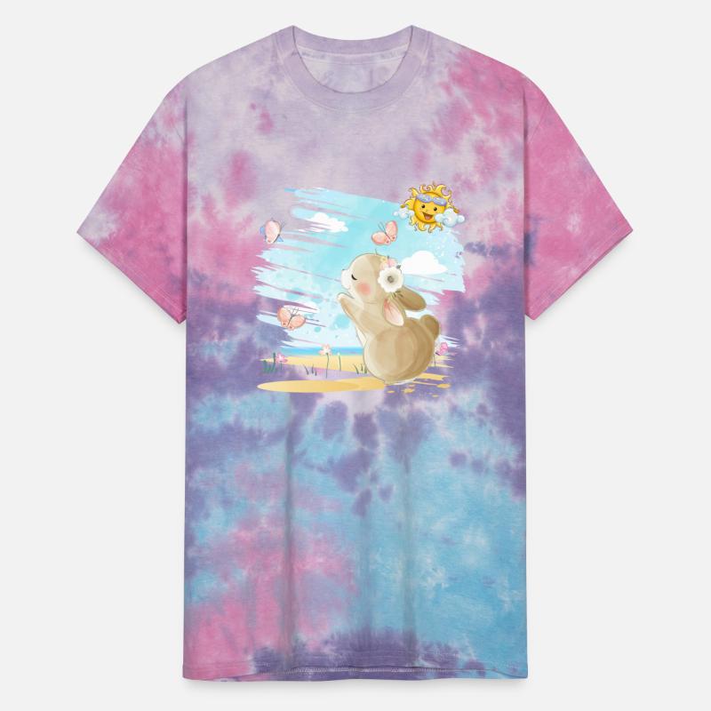 Mama Rabbit Very Happy Excited On Beach