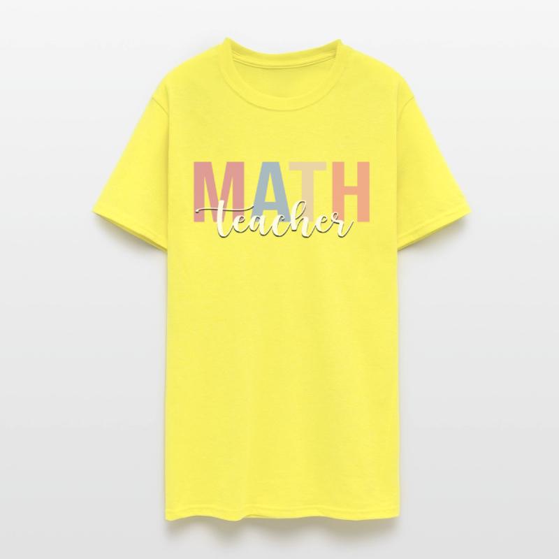 Math Teacher Back To School Mathematics