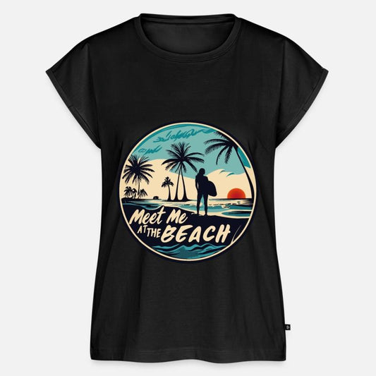 Meet Me At The Beach Surfer Girl Saying Quote