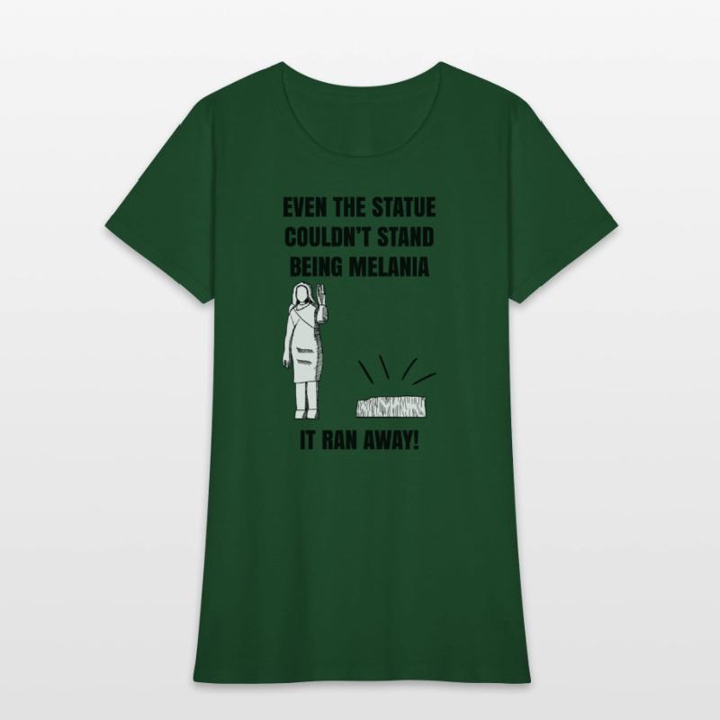 Melania Statue Satire Shirt – Funny Political Quot