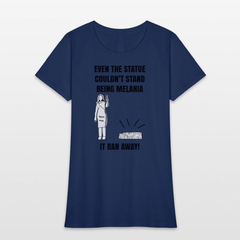 Melania Statue Satire Shirt – Funny Political Quot