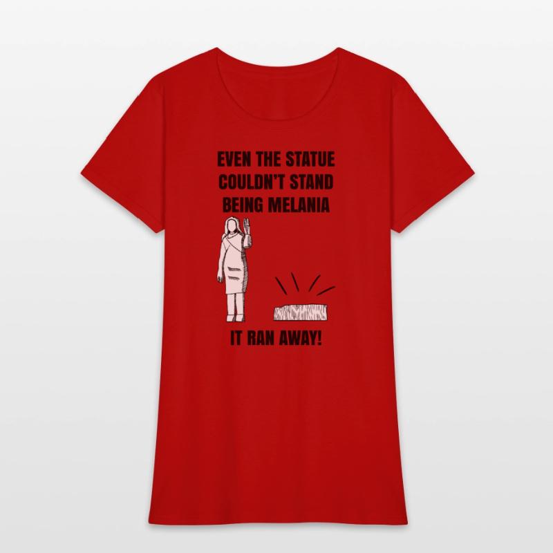 Melania Statue Satire Shirt – Funny Political Quot