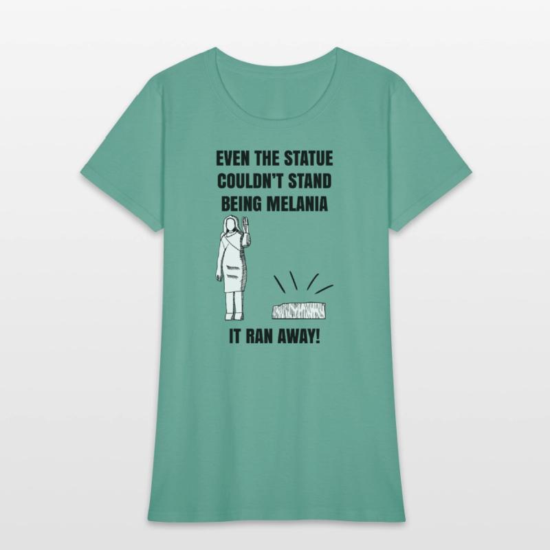 Melania Statue Satire Shirt – Funny Political Quot