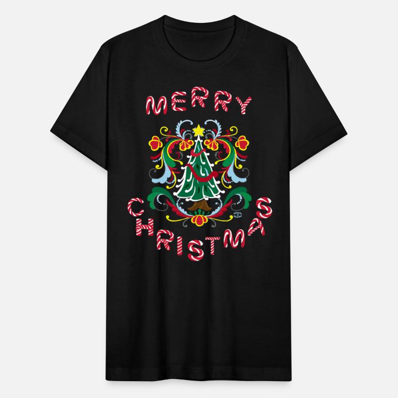 Merry Christmas Decorative Tree with Candy Cane