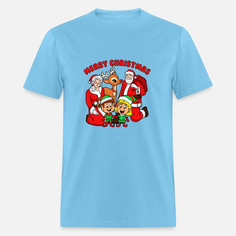 Merry Christmas Mrs. Claus Elves Reindeer Santachr