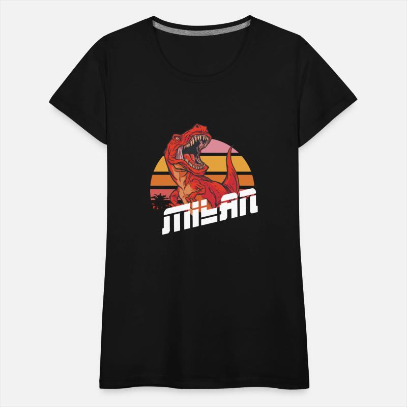 MILAN - Lovely boy name with T-REX dino