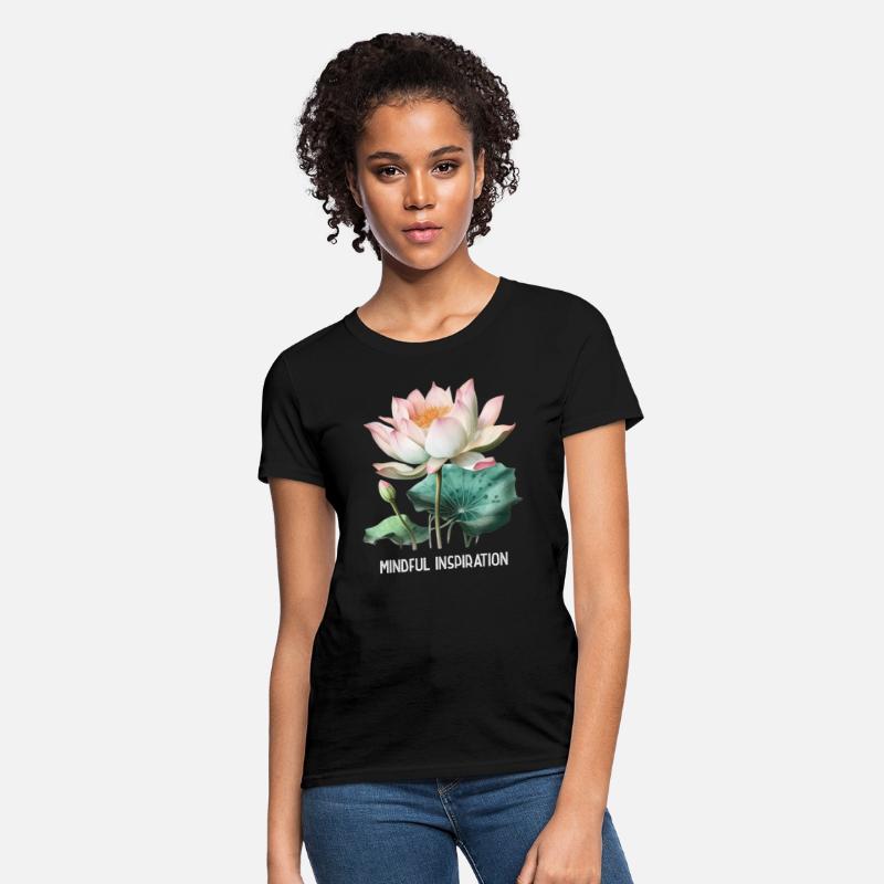Mindfulness Saying Minimal Yoga Tee Mindful Inrati