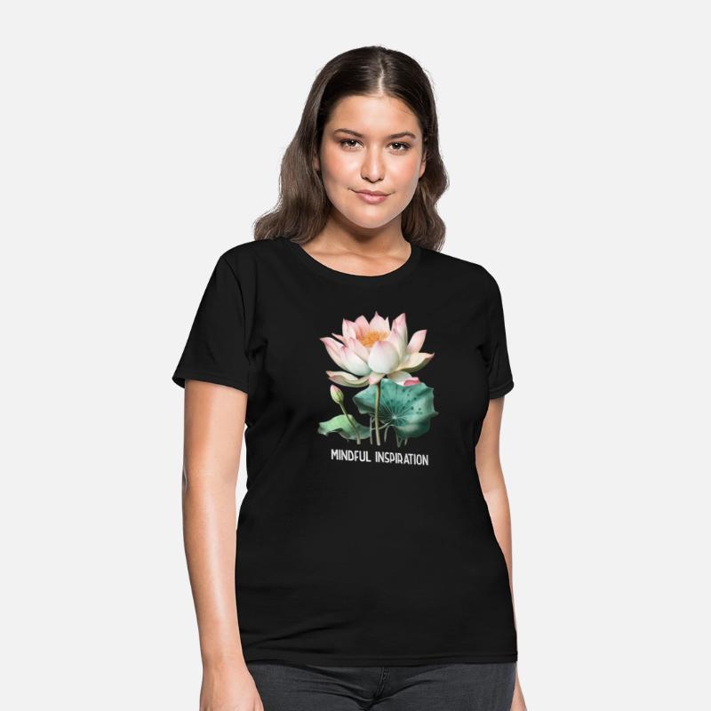 Mindfulness Saying Minimal Yoga Tee Mindful Inrati