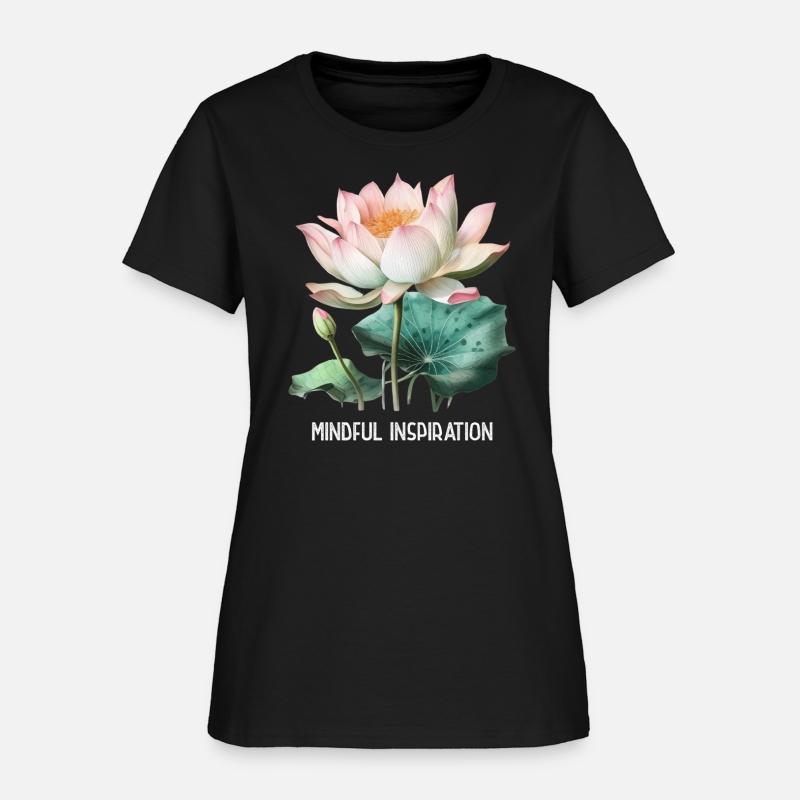 Mindfulness Saying Minimal Yoga Tee Mindful Inrati