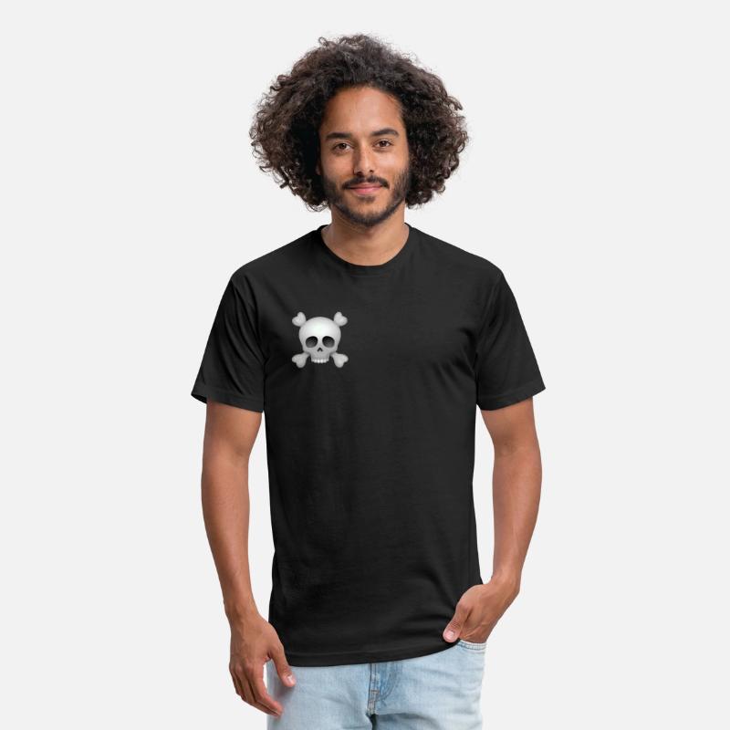 Minimalist Skull with Crossbones Design