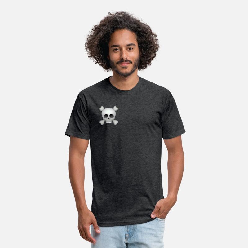 Minimalist Skull with Crossbones Design