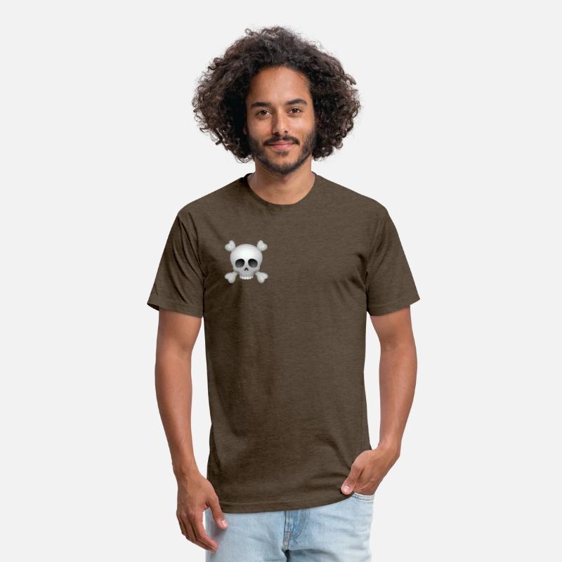 Minimalist Skull with Crossbones Design