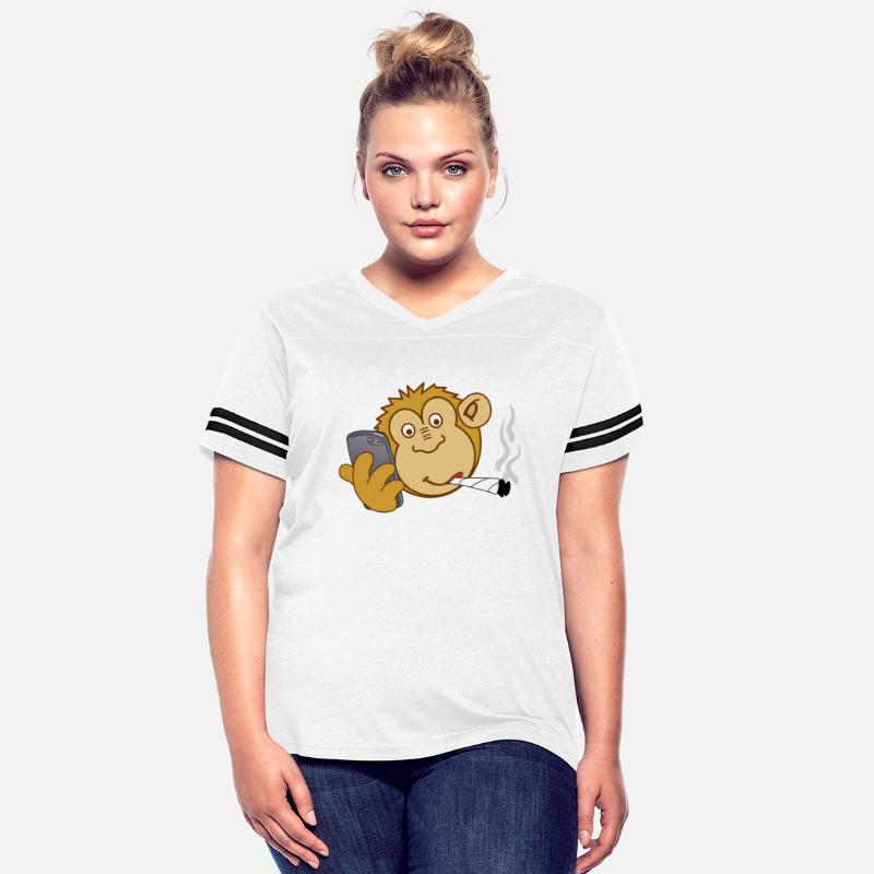 Monkey with Phone and Joint – Modern Addiction