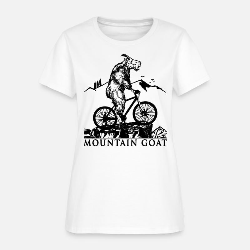 Mountain Bike Mountain Goat Riding Bicycle Cycling