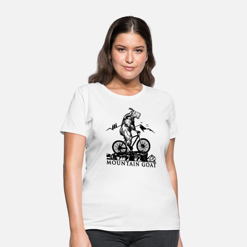 Mountain Bike Mountain Goat Riding Bicycle Cycling