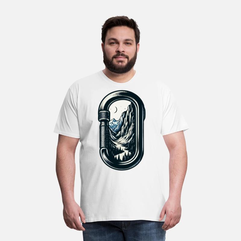 Mountain Landscape Carabiner Clip