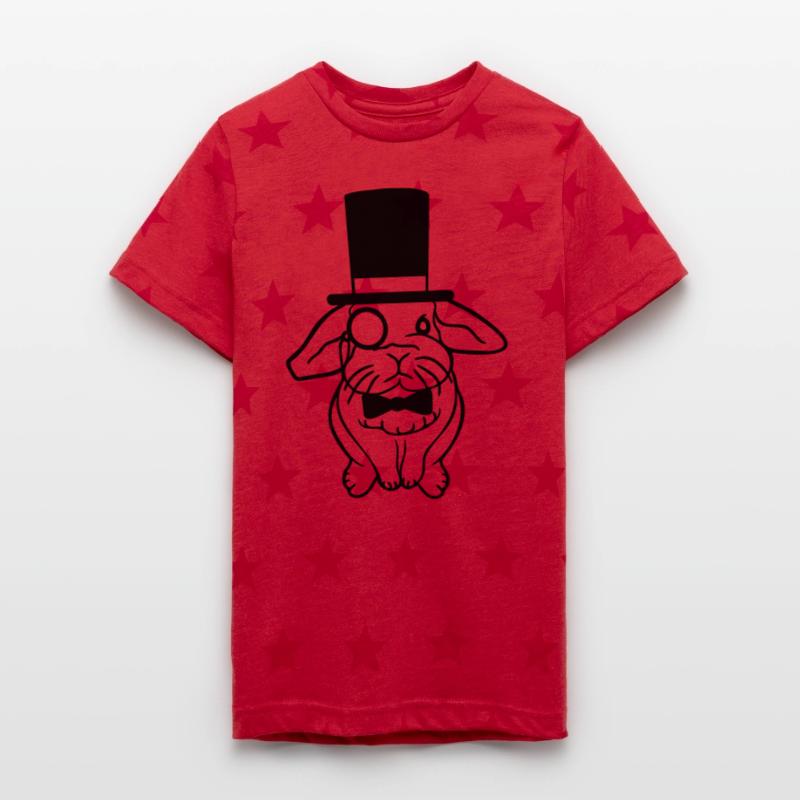 Mr. Rabbit Gentleman Top Hat Monocle Glasses rich