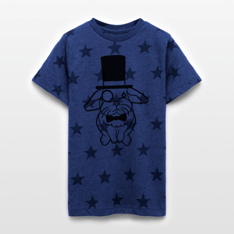 Mr. Rabbit Gentleman Top Hat Monocle Glasses rich