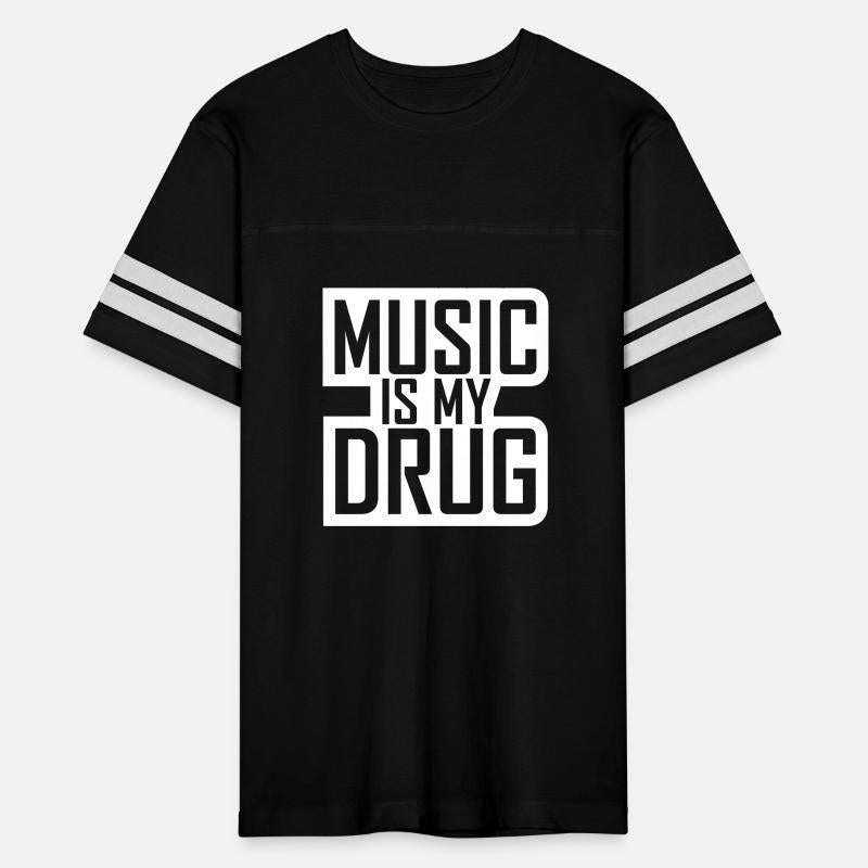 Music Is My Drug Medicine Healing Party Love Logo