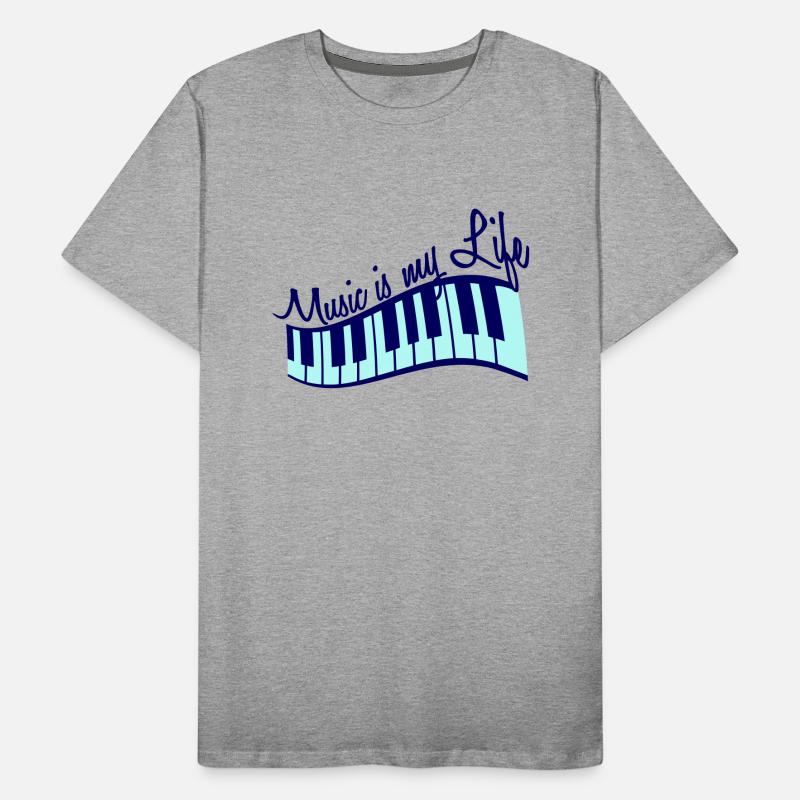 Music is my Life Text Keyboard Piano Love Party